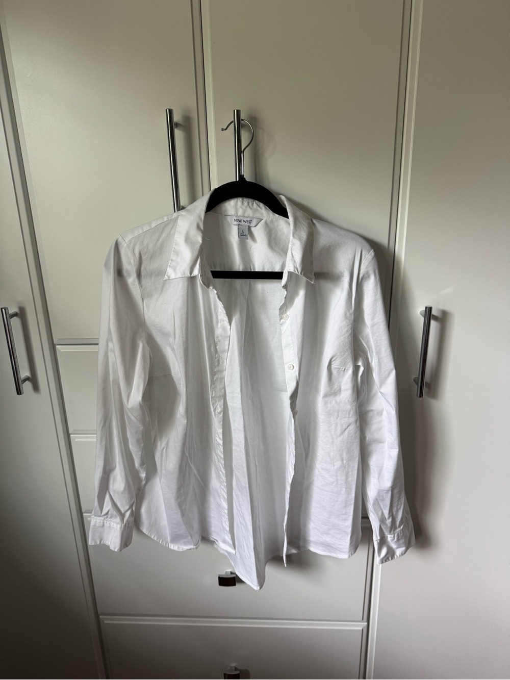 Nine West Women’s White Button-Down Shirt
